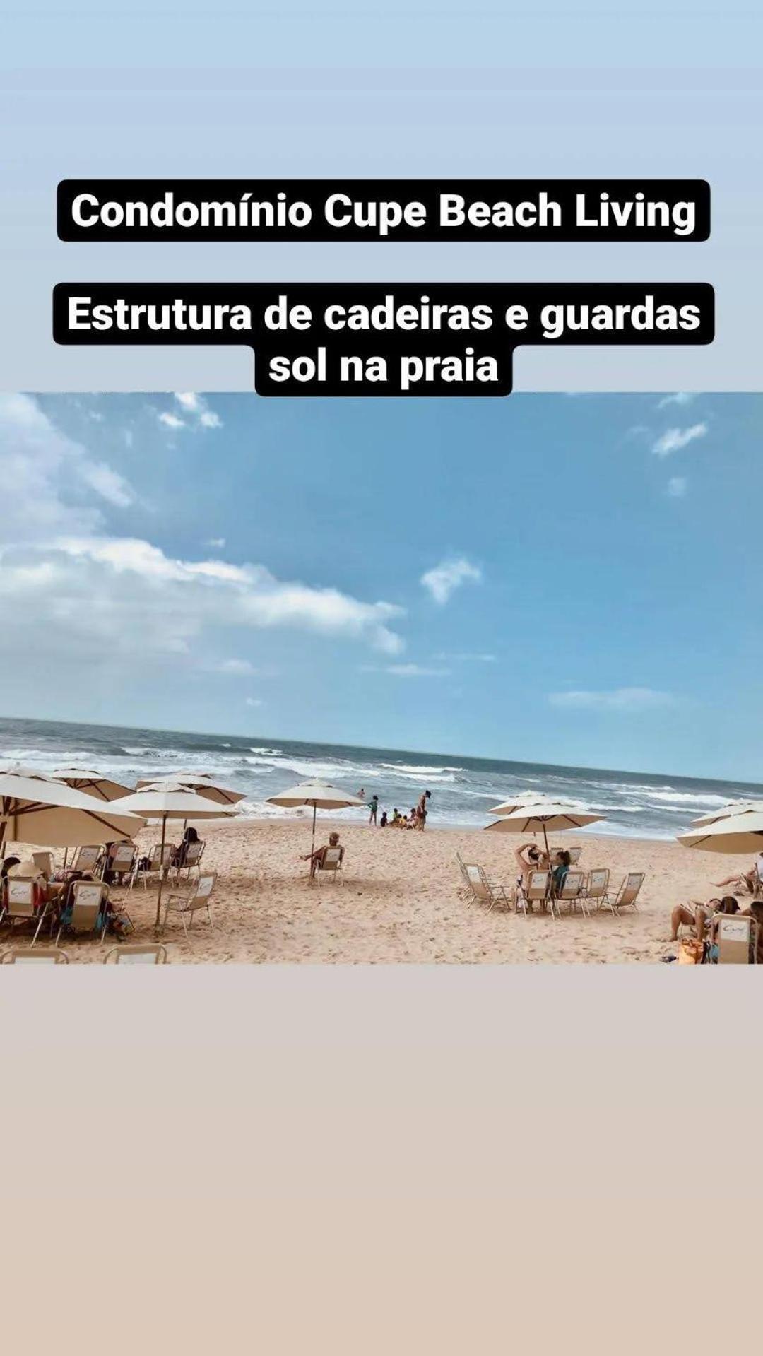 Luxuoso Flat 3 Quartos, Terreo, No Cupe Beach Living - Beira Mar De Porto De Galinhas Porto de Galinhas Exterior foto