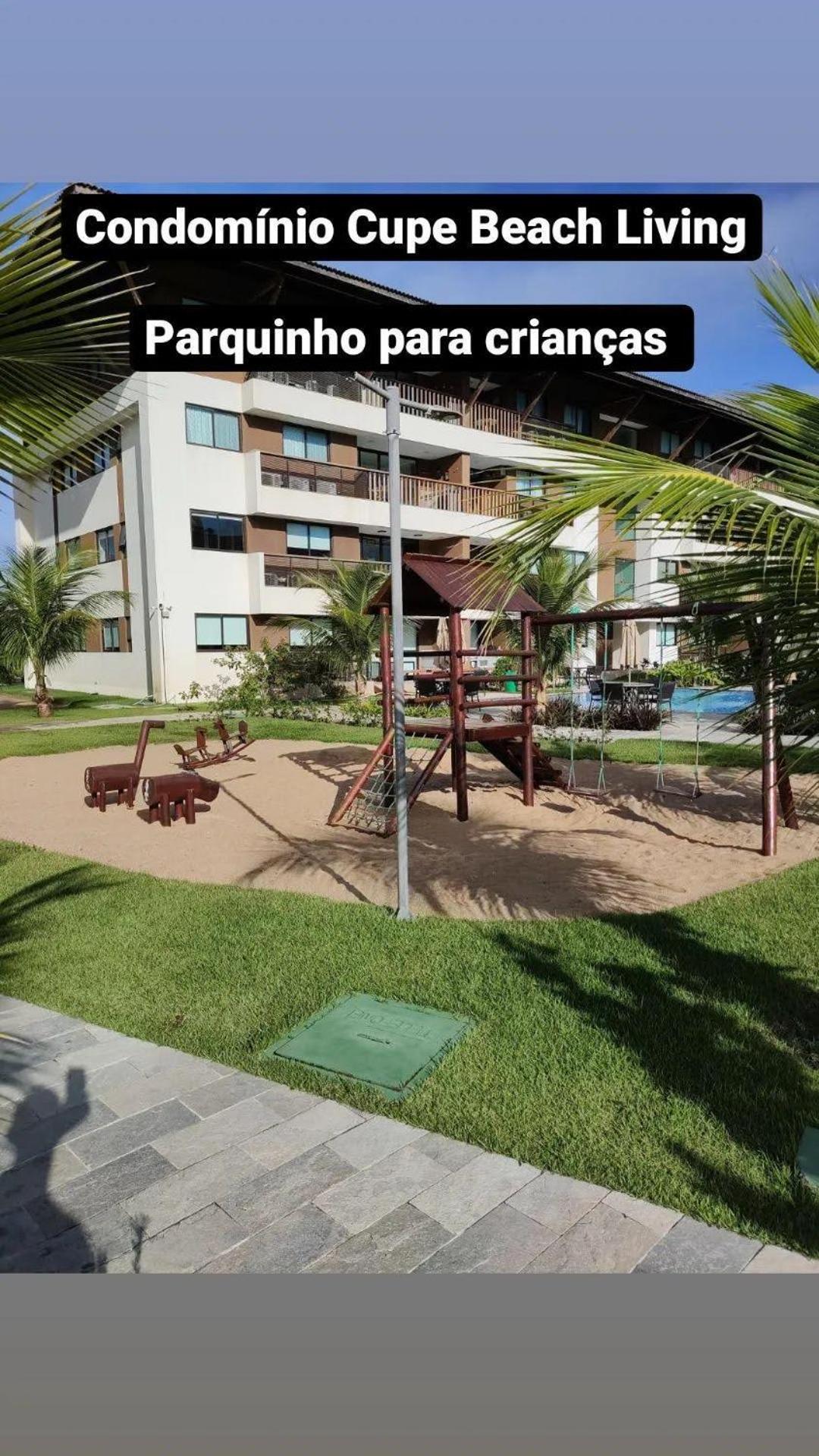 Luxuoso Flat 3 Quartos, Terreo, No Cupe Beach Living - Beira Mar De Porto De Galinhas Porto de Galinhas Exterior foto