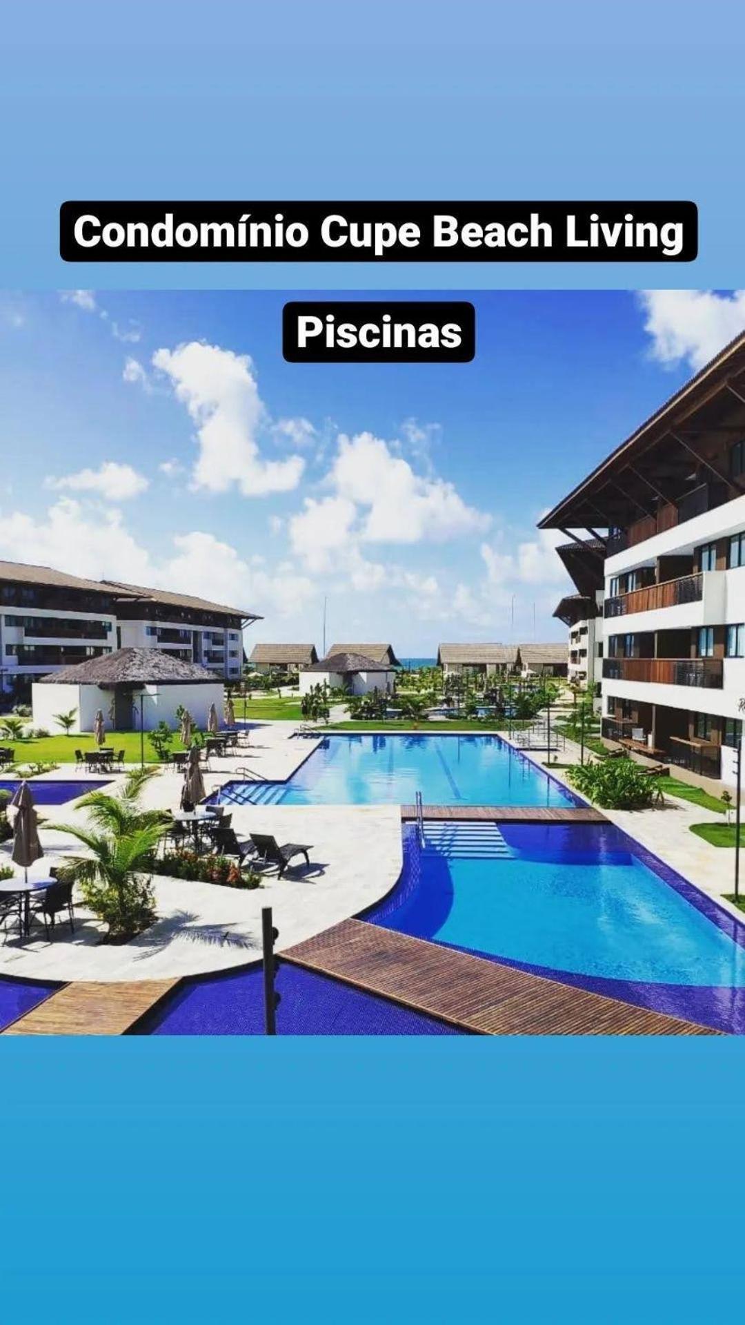 Luxuoso Flat 3 Quartos, Terreo, No Cupe Beach Living - Beira Mar De Porto De Galinhas Porto de Galinhas Exterior foto